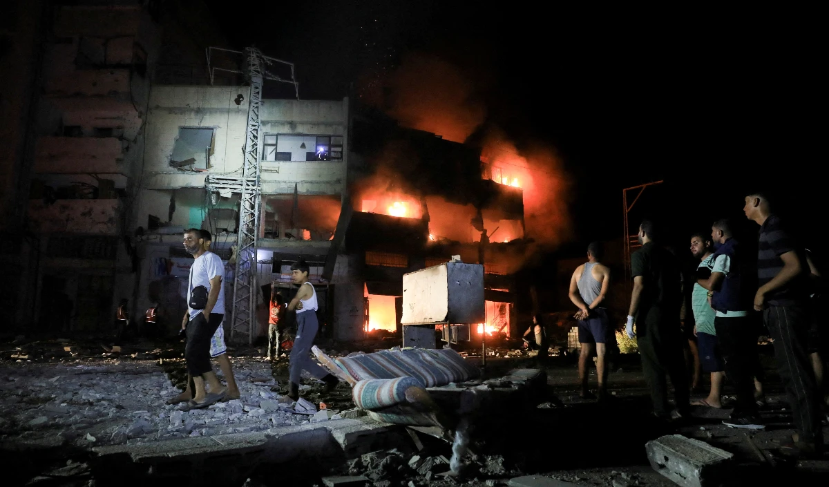 मध्य गाजा में इजराइली हमले में 18 फलस्तीनी मारे गए