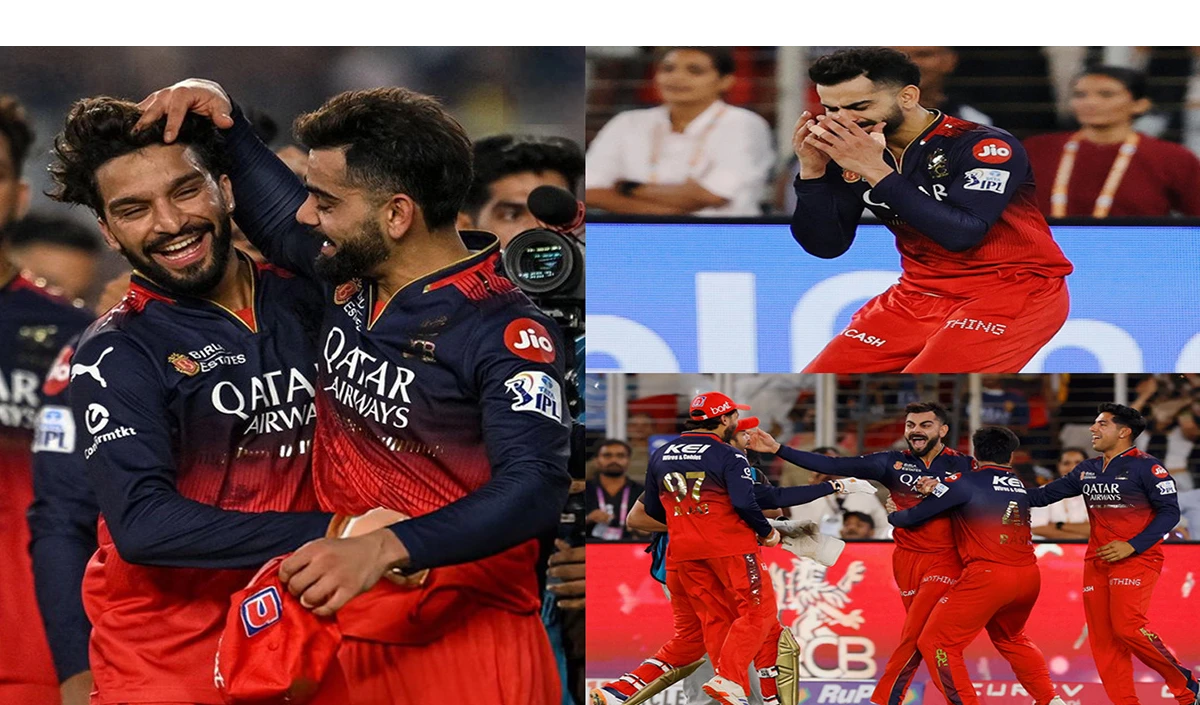 18 साल के लंबे इंतजार के बाद आरसीबी ने जीता आईपीएल का खिताब, पहली बार थामी ट्रॉफी