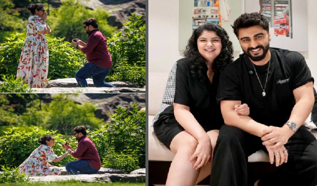 बहन की सगाई पर इमोशनल हुए अर्जुन कपूर, अंशुला कपूर और रोहन ठक्कर  को ऐसे दी बधाई