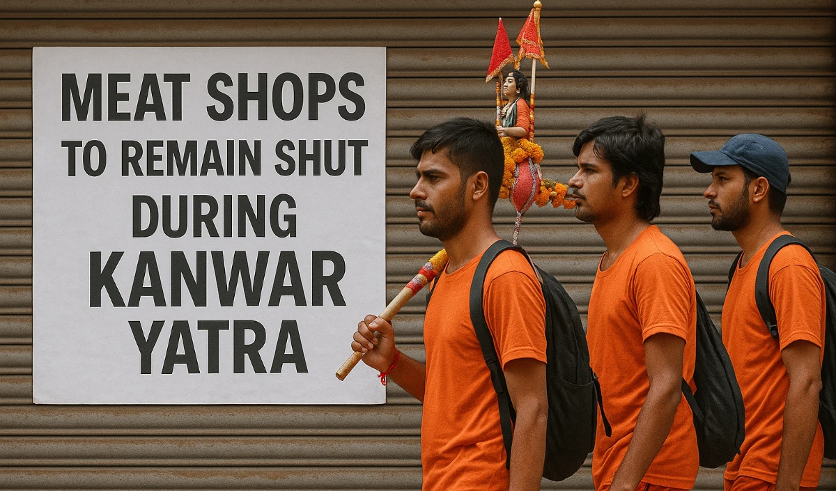 Kanwar Yatra 2025: कांवड़ यात्रा के मद्देनज़र दिल्ली में सख्ती, यात्रा के दौरान मीट की दुकानों पर ताला