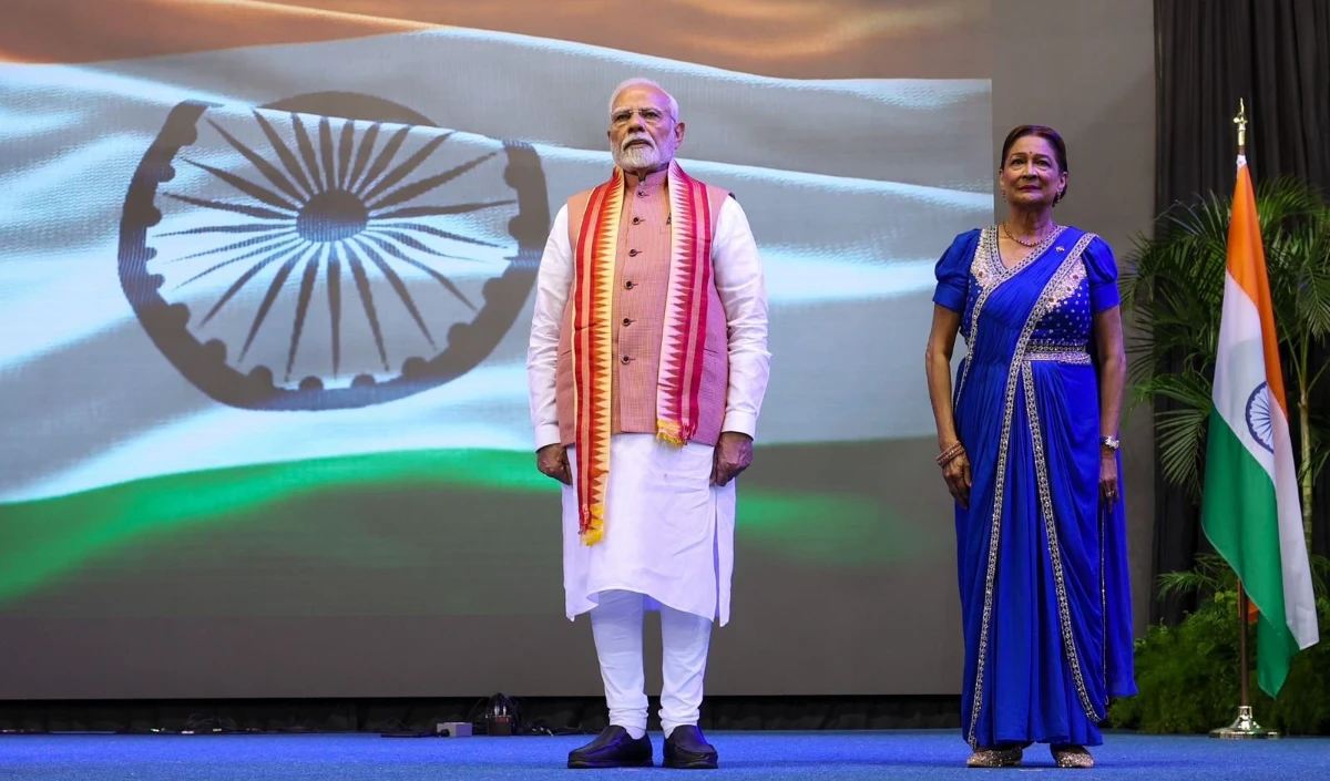 त्रिनिदाद एवं टोबैगो में पीएम ने भारतीय समुदाय की प्रशंसा की, कहा- इन्होने अपनी मिट्टी छोड़ी लेकिन अपनी आत्मा नहीं