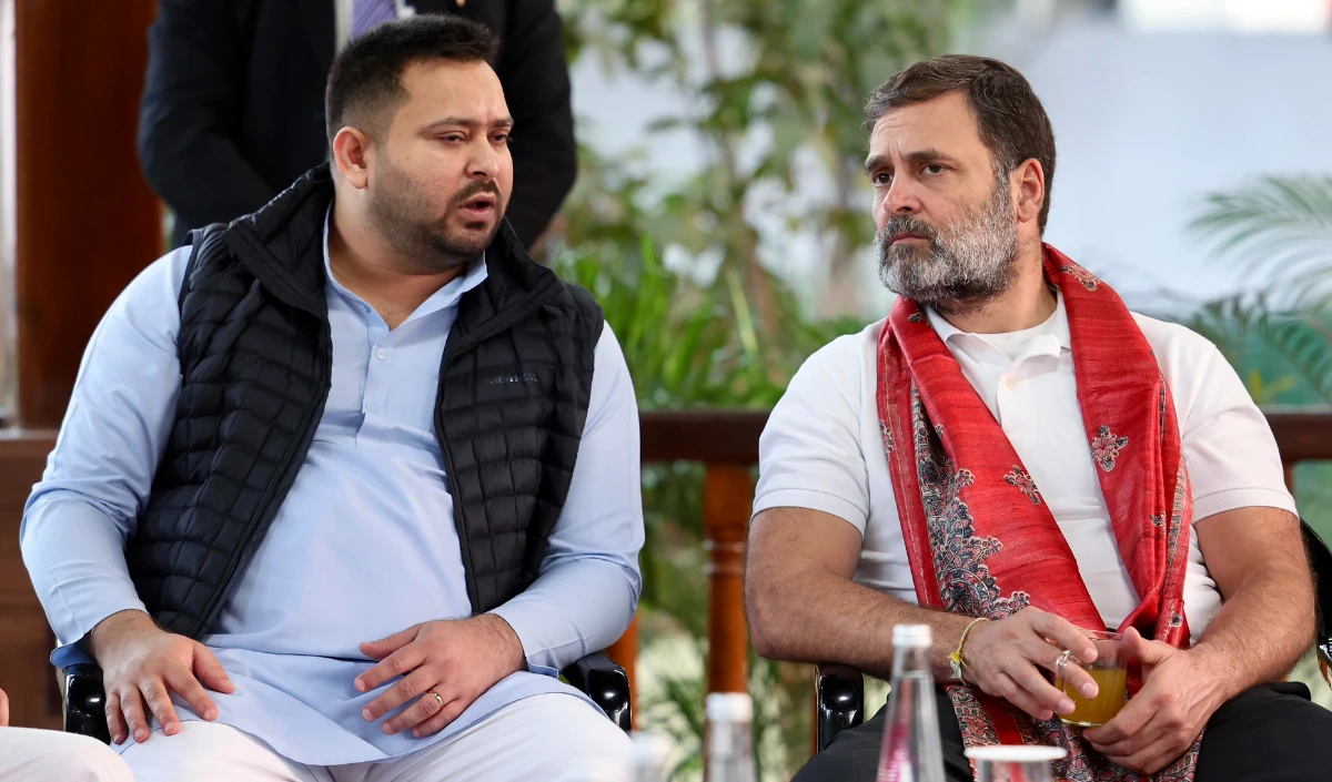 पटना में एक साथ होंगे राहुल गांधी और तेजस्वी यादव, मतदाता सूची पुनरीक्षण के खिलाफ नौ जुलाई को विपक्ष का चक्का जाम