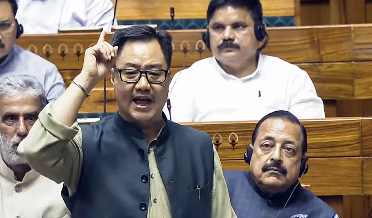आप जितना अधिक अराजकता फैलाएंगे, जनता आपको उतना ही नकारेगी… किरेन रिजिजू का विपक्ष पर निशाना