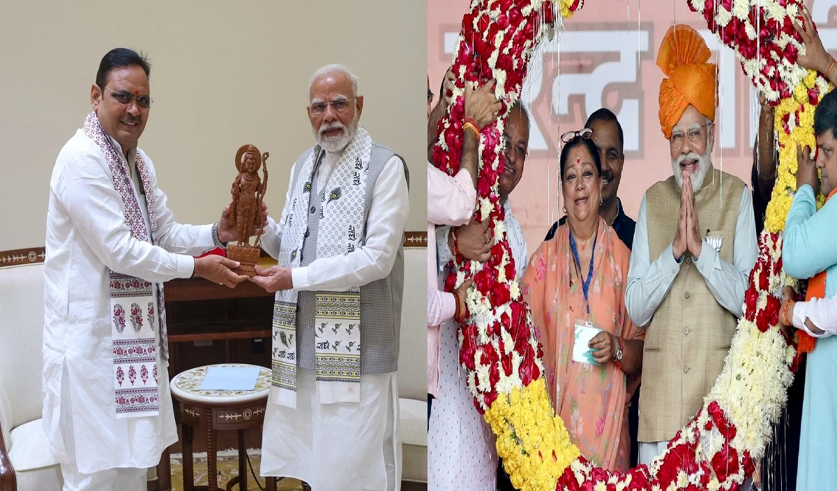पहले वसुंधरा राजे, फिर CM भजनलाल से PM मोदी की मुलाकात, राजस्थान में क्या कुछ पक रहा?