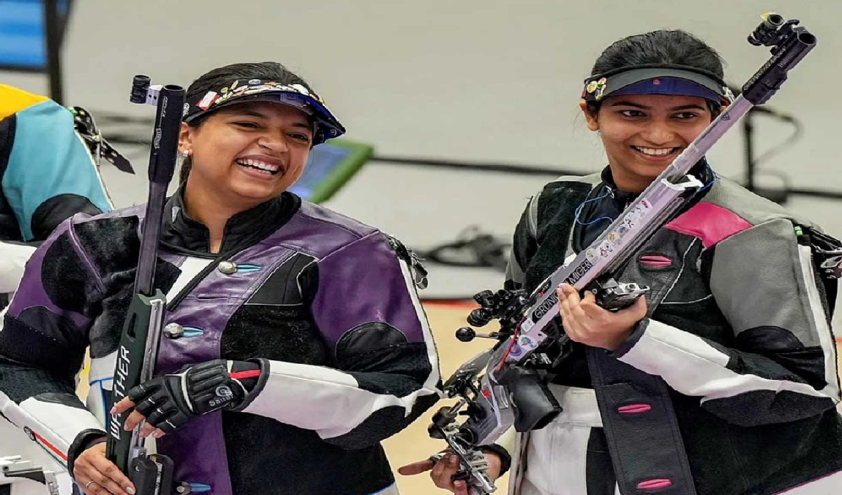 Asian Shooting Championship: सिफत कौर सामरा, अंजुम मुद्गिल, आशी चौकसे की जोड़ी ने जीता गोल्ड मेडल