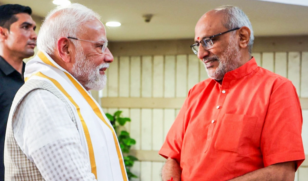 NDA उम्मीदवार सीपी राधाकृष्णन बनेंगे देश के नए उपराष्ट्रपति, विपक्ष के सुदर्शन रेड्डी को हराया