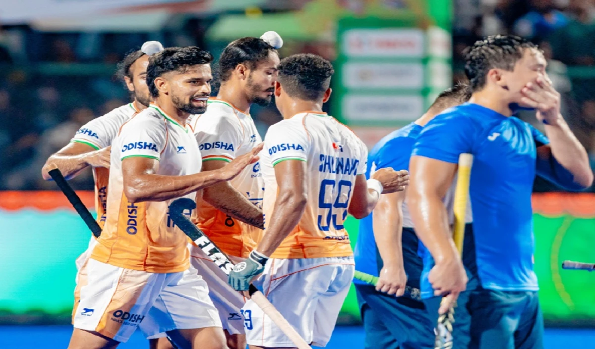 Asia Cup Hockey 2025 : कजाकिस्तान को हराकर अब भारत की भिड़ंत कोरियाई टीम से, सुपर-4 राउंड का महादंगल