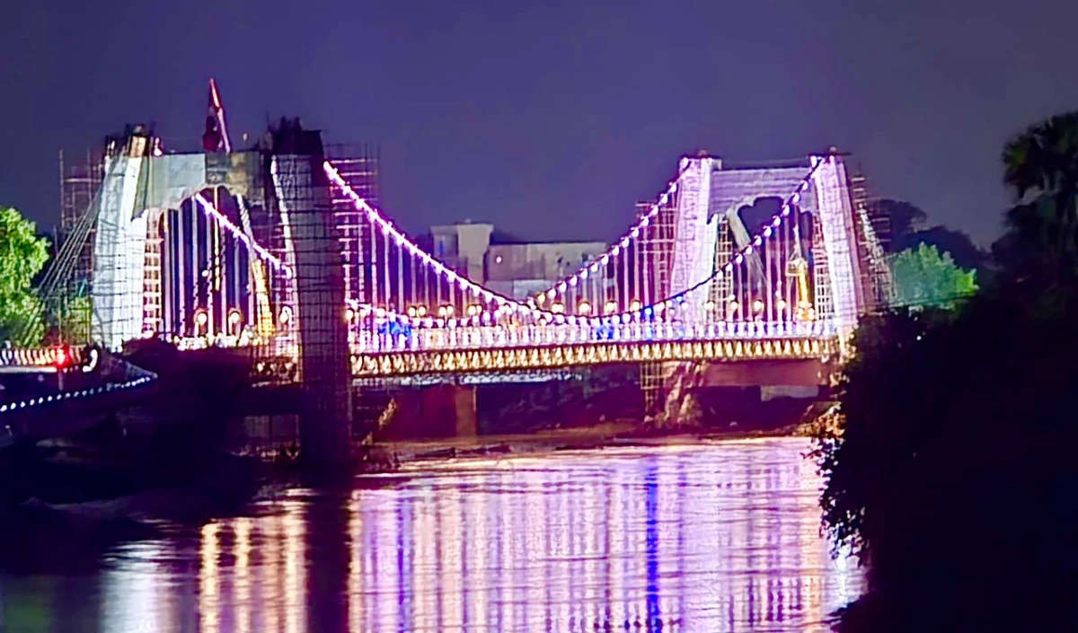 Bihar: ऋषिकेश के लक्ष्मण झूला की तर्ज पर पुनपुन नदी पर केबल ब्रिज तैयार