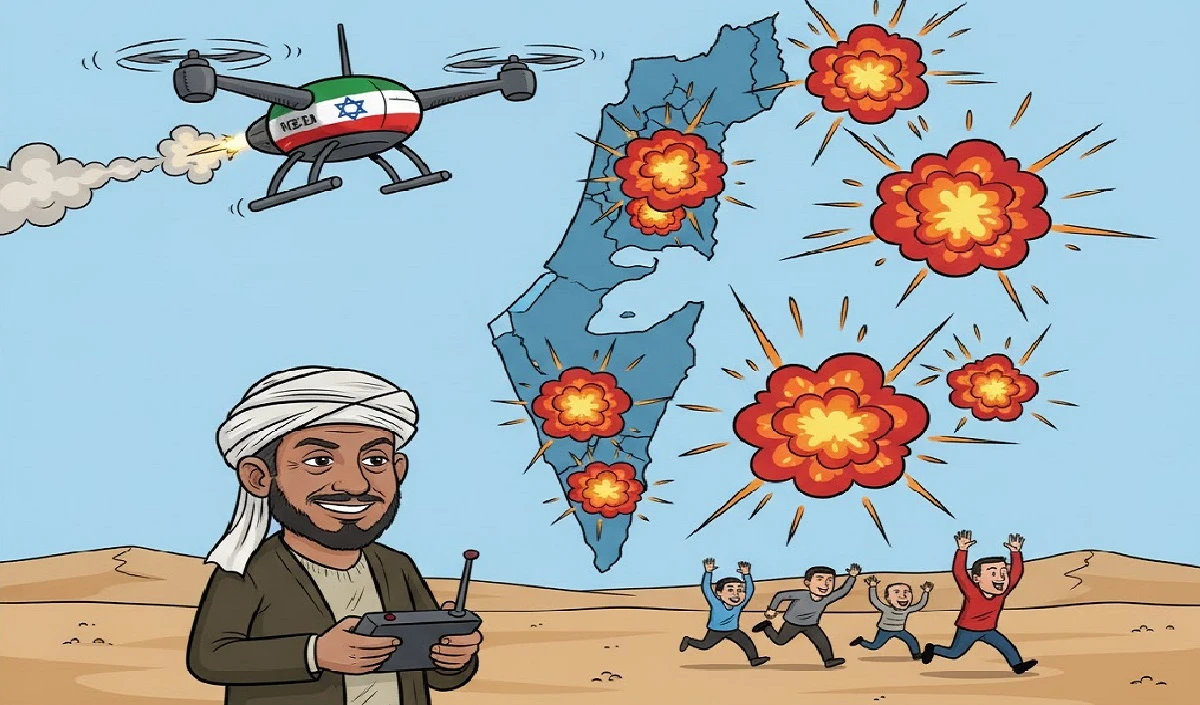 अंदर घुसे हूतियों के ड्रोन, 1 घंटे में चार बार इजरायल को दहलाया, मची चीख-पुकार