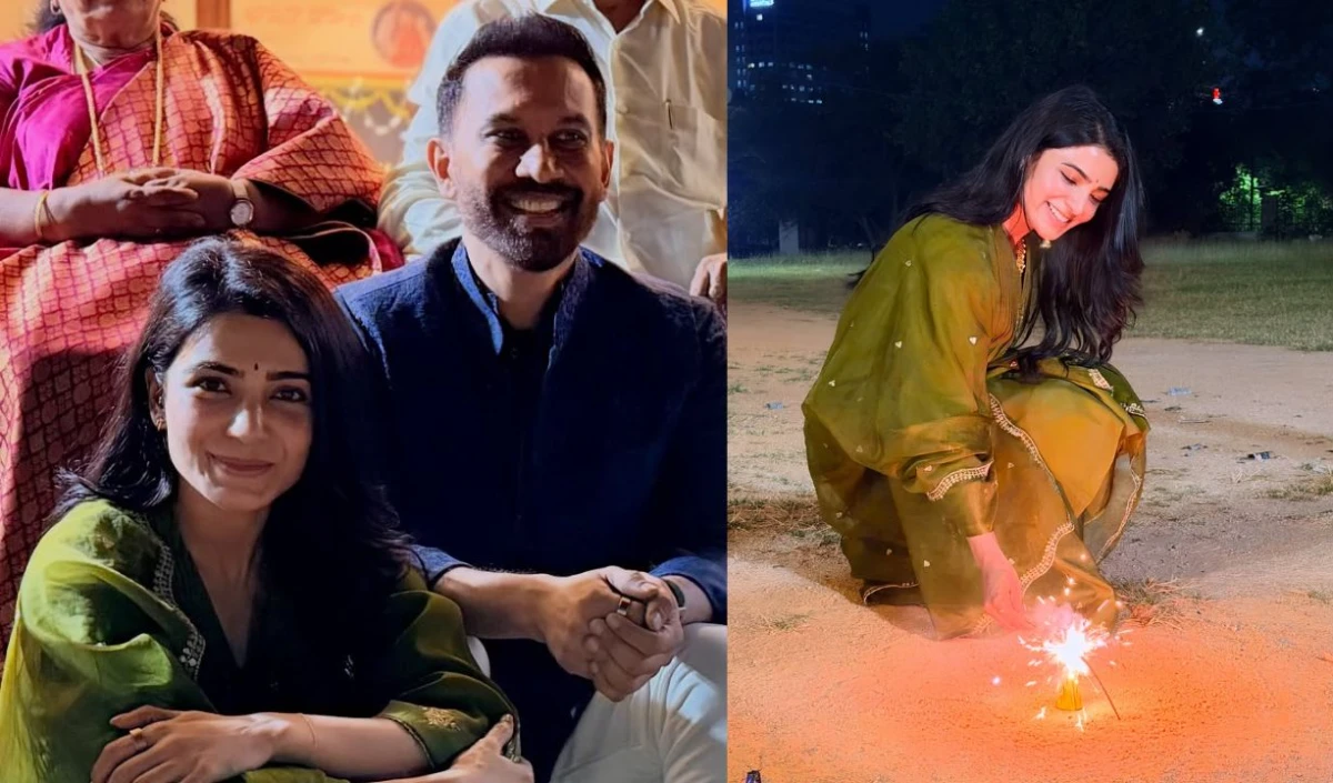 Samantha ने कथित बॉयफ्रेंड Raj Nidimoru संग मनाई दिवाली, वायरल तस्वीरों ने बढ़ाई हलचल