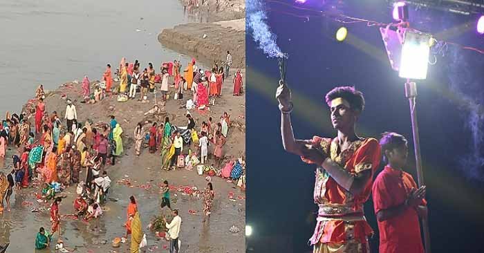 Ballia-कार्तिक पूर्णिमा पर श्रद्धा का सैलाब, गंगा घाटों पर उमड़ी भीड़, घाट पर हुई भव्य गंगा आरती