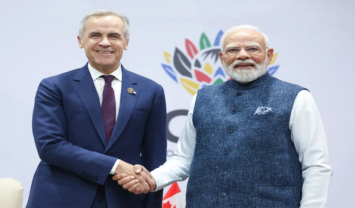 G-20 सम्मेलन: प्रधानमंत्री मोदी की कनाडा के मार्क कार्नी से मुलाकात, इन मुद्दों पर हुई चर्चा
