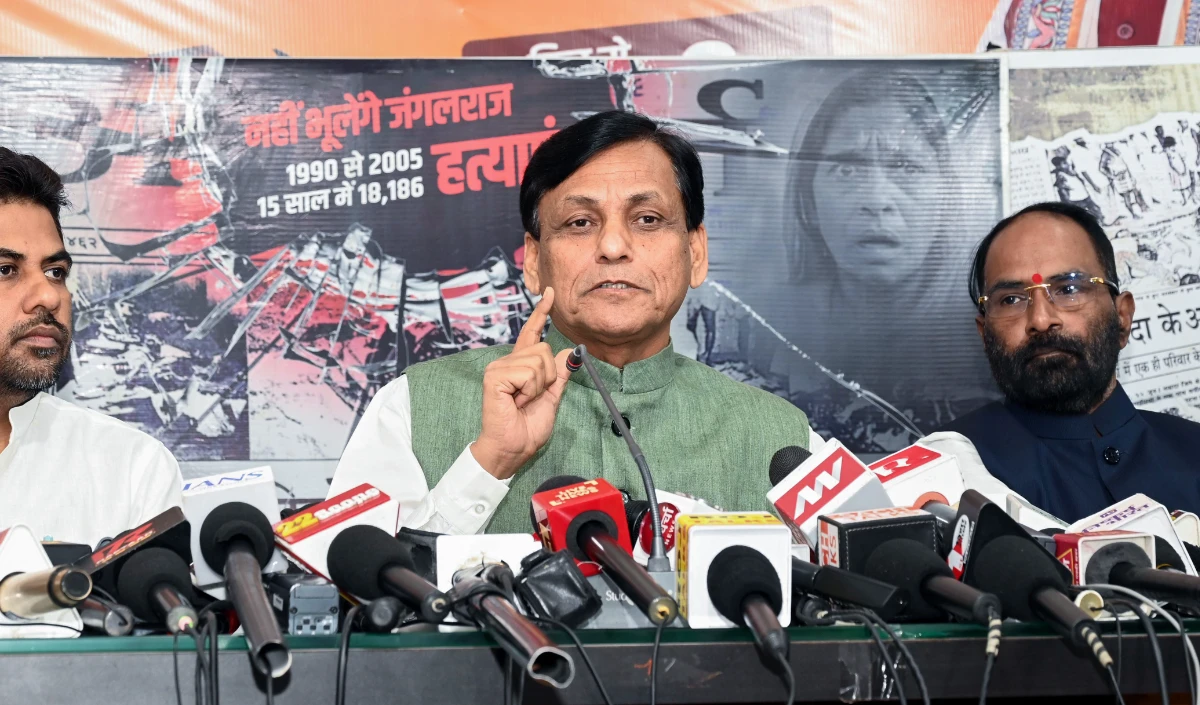 नित्यानंद राय का तेजस्वी पर प्रहार: ‘अपराधियों के संरक्षक हैं आप, राजद की रग-रग में जंगलराज’