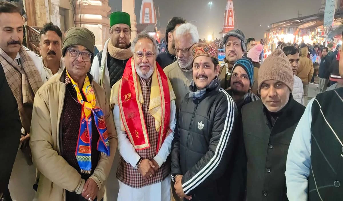 सुनील सिंघी और पंकज मेसोन का हरिद्वार आगमन पर स्वागत