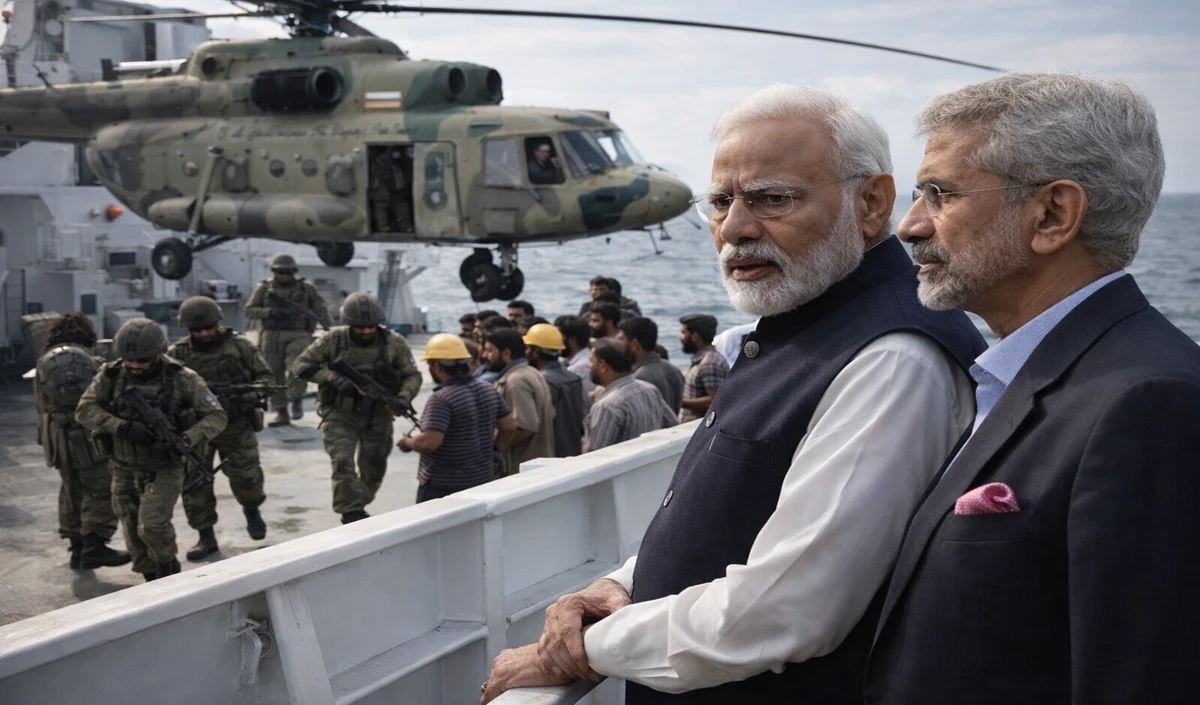 बीच समुंदर 16 भारतीयों को उठा ले गया ईरान, PM मोदी को लिखी गई चिट्ठी