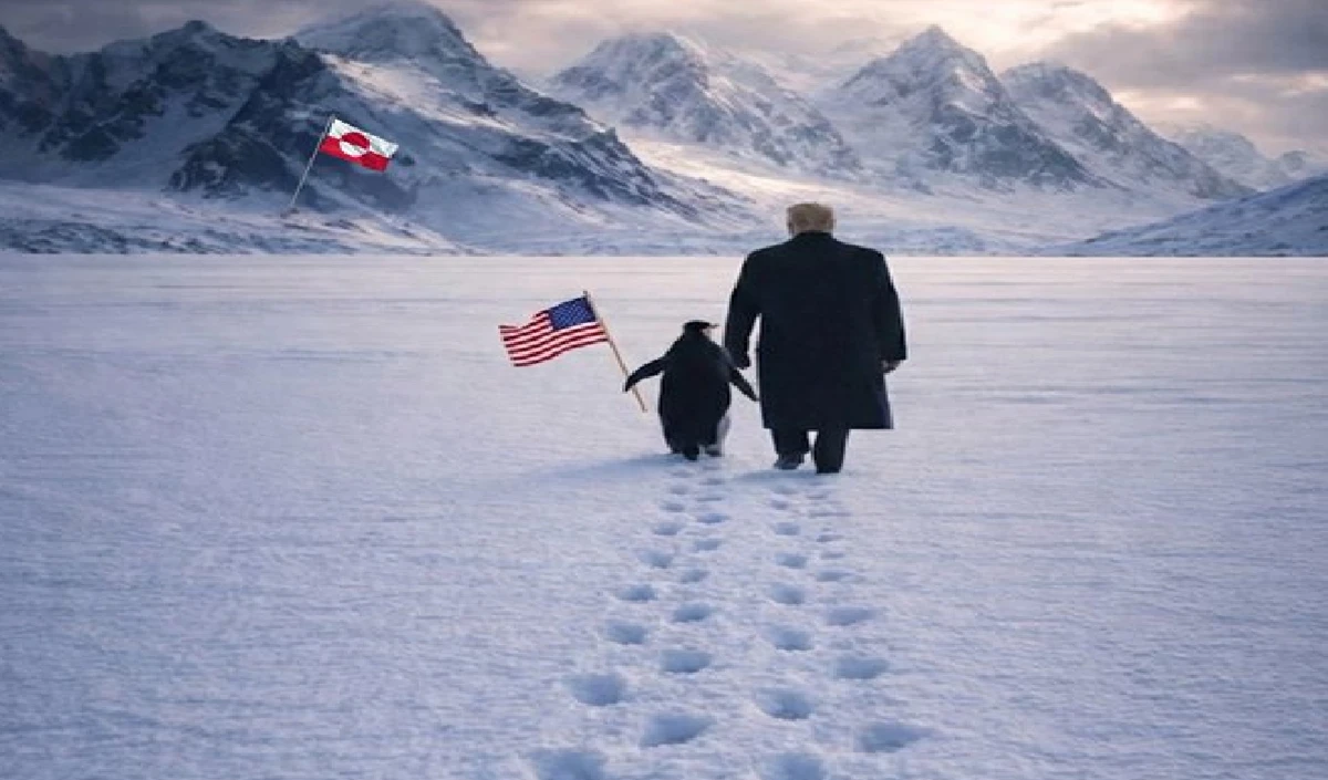 पेंगुइन के साथ ग्रीनलैंड चले गए ट्रंप! एक Meme ने कैसे उड़ाई पूरे यूरोप की नींद