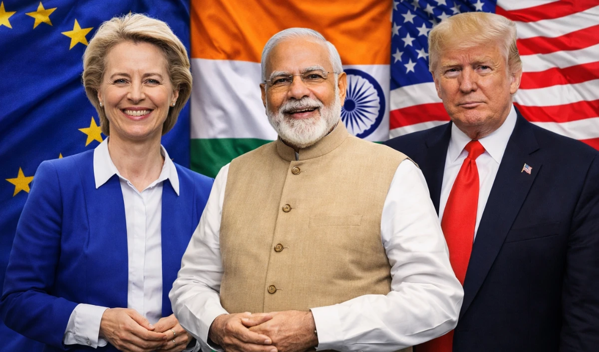 US vs India Tariff War | पॉवर-बैलेंस का Combo, भारत के लिए US या यूरोप कौन जरूरी?| Teh Tak Chapter 5