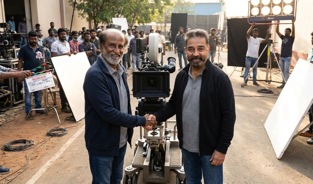 South Cinema का सबसे बड़ा मोमेंट! 47 साल बाद KHxRK Reunion में एक साथ दिखेंगे Rajinikanth और Kamal Haasan