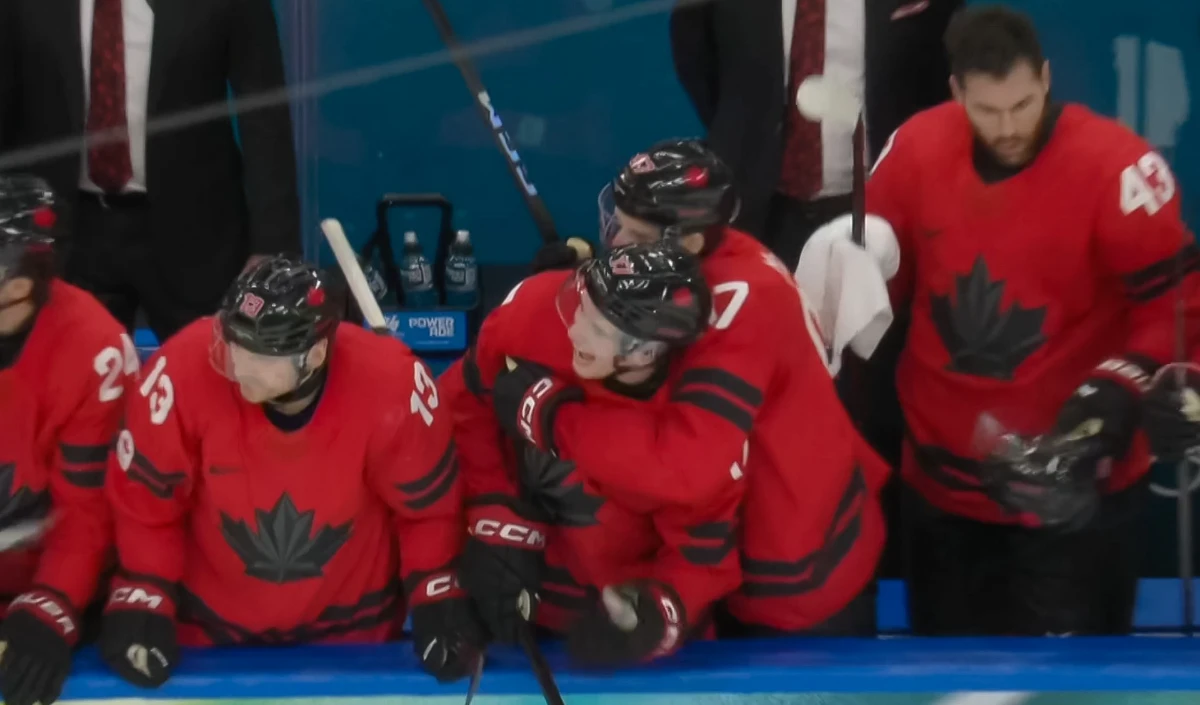 Olympic Ice Hockey में Team Canada का तूफान, France को 10-2 से रौंदकर मचाया तहलका।