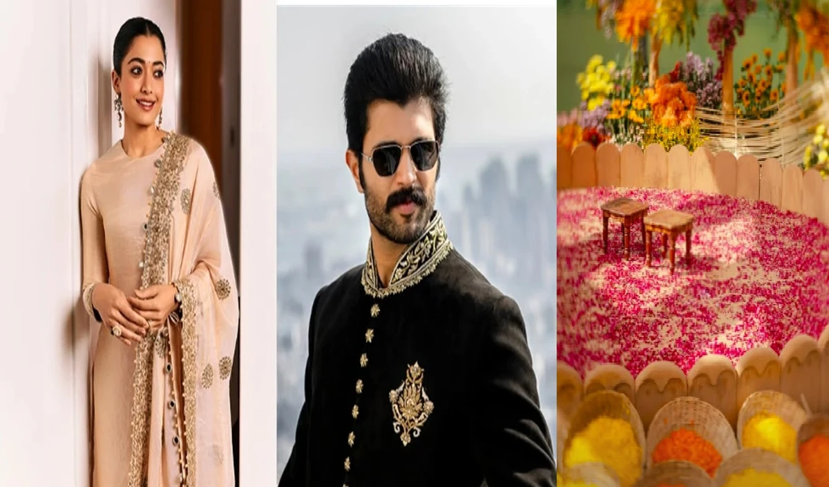 Vijay-Rashmika की Haldi में उड़े गुलाल, Udaipur में ‘Primal’ थीम वाली Grand Wedding आज