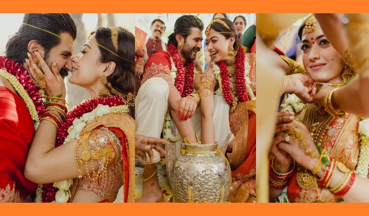 न्यूलीवेड Rashmika Mandanna और Vijay Deverakonda ने फैंस के साथ मनाया जश्न, हैदराबाद में होस्ट किया ‘ग्रैंड लंच’, खुद किया सबका स्वागत