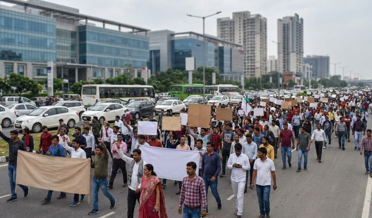 Gurugram: लग्जरी अपार्टमेंट में आग से मचा बवाल, बिल्डर की लापरवाही पर सड़कों पर उतरे निवासी