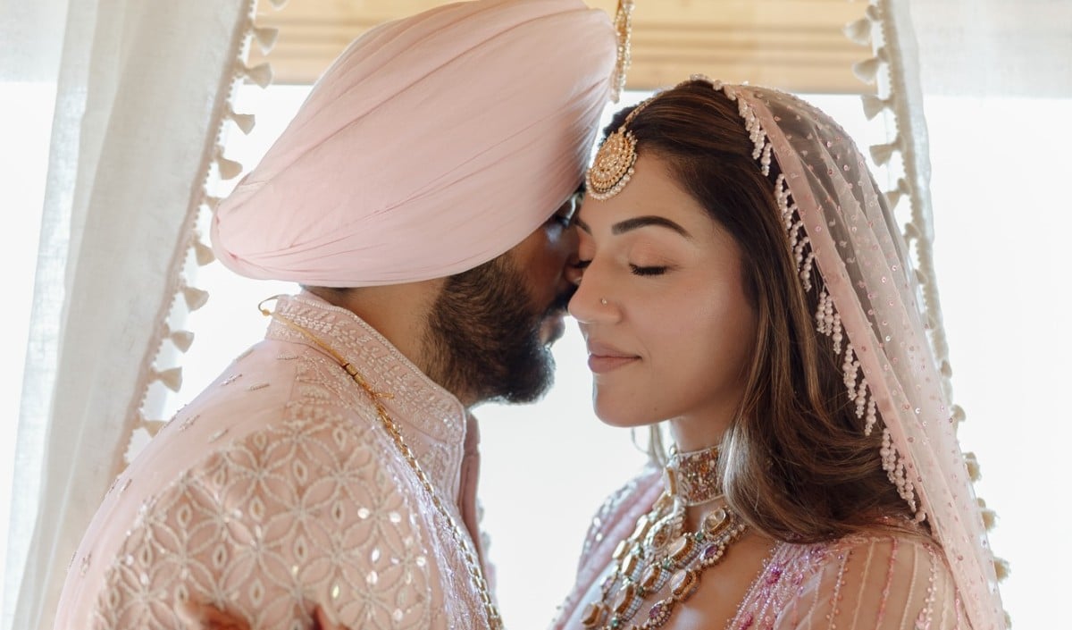 बिना बताए दुल्हन बनीं Mehreen Pirzada, सोशल मीडिया पर छाईं Wedding Photos