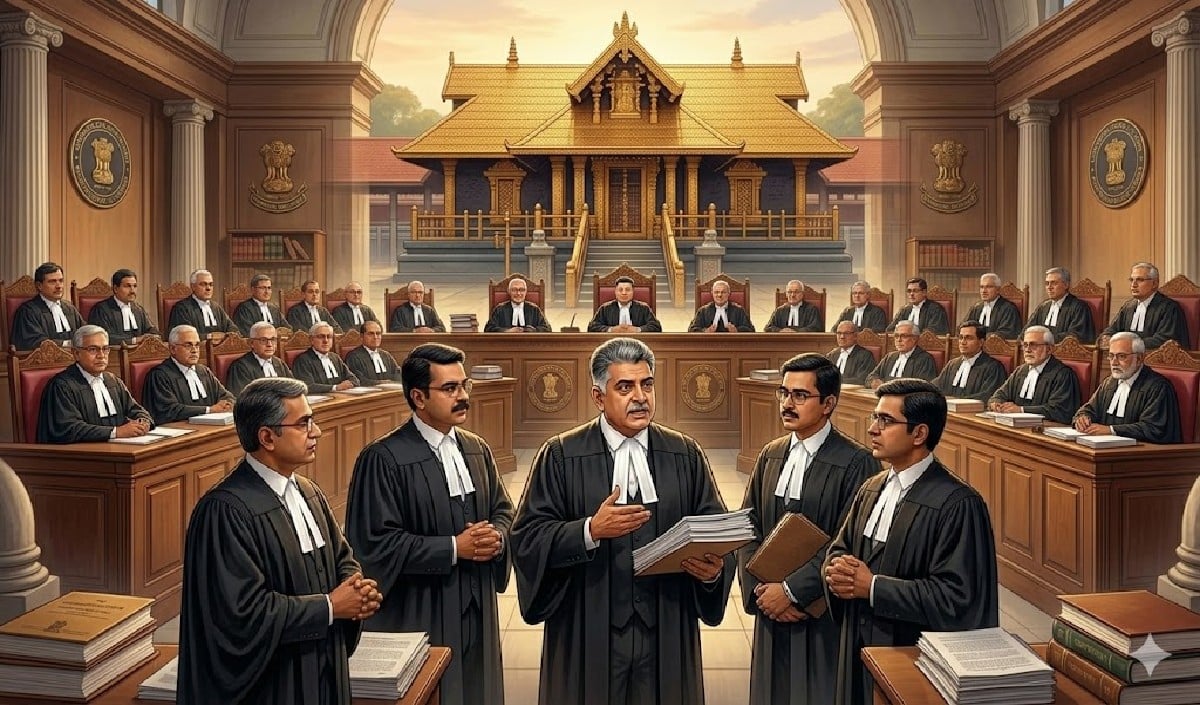 Sabarimala Case SC Hearing: जैसी सबकी अलग प्रथा, वैसी सबरीमाला की भी…सबरीमाला मंदिर मामले में SG मेहता ने दी दमदार दलील