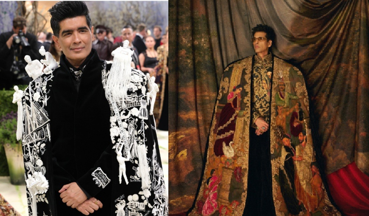 Met Gala 2026 | Karan Johar ने Raja Ravi Varma से प्रेरित जैकेट पहनी, मनीष मल्होत्रा ​​का पहला लुक भी सामने आया