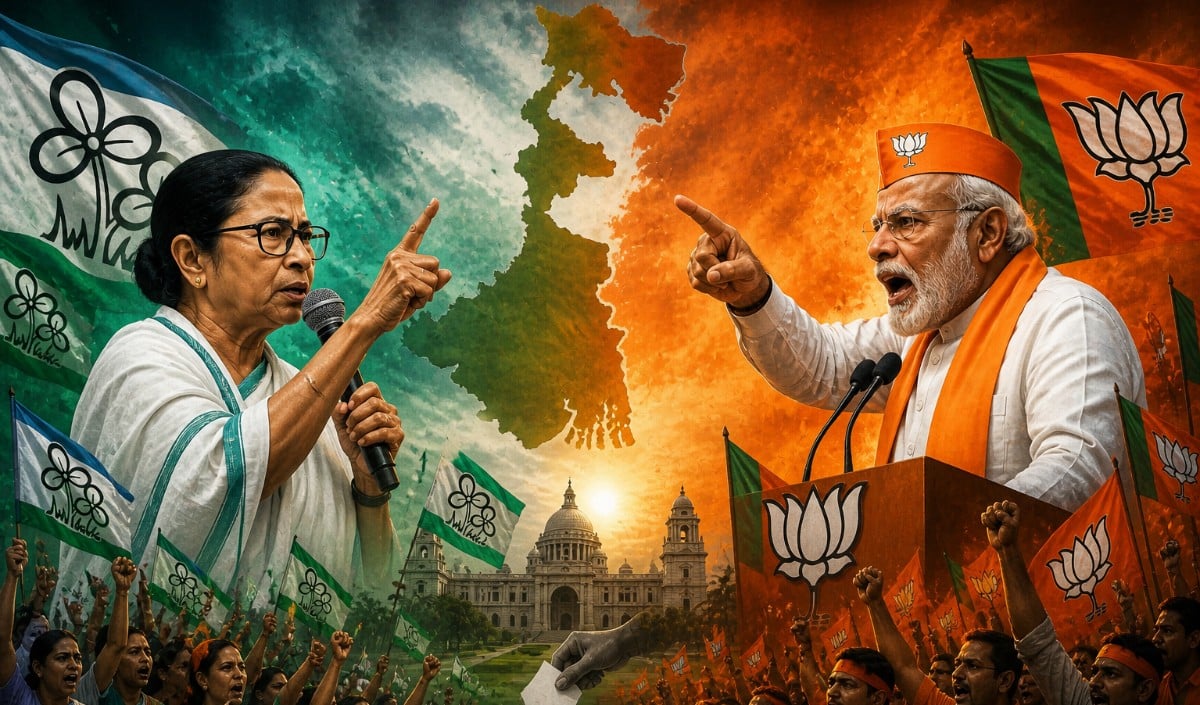Bengal में मतगणना से पहले बढ़ा सियासी तनाव, Mamata Banerjee के आरोपों पर BJP बोली- दीदी के चेहरे पर हार का डर साफ दिख रहा है