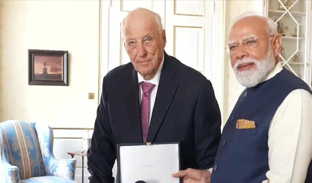 Sweden के बाद अब Norway में भी PM Modi का सम्मान, मिला सर्वोच्च ‘Grand Cross’ अवॉर्ड