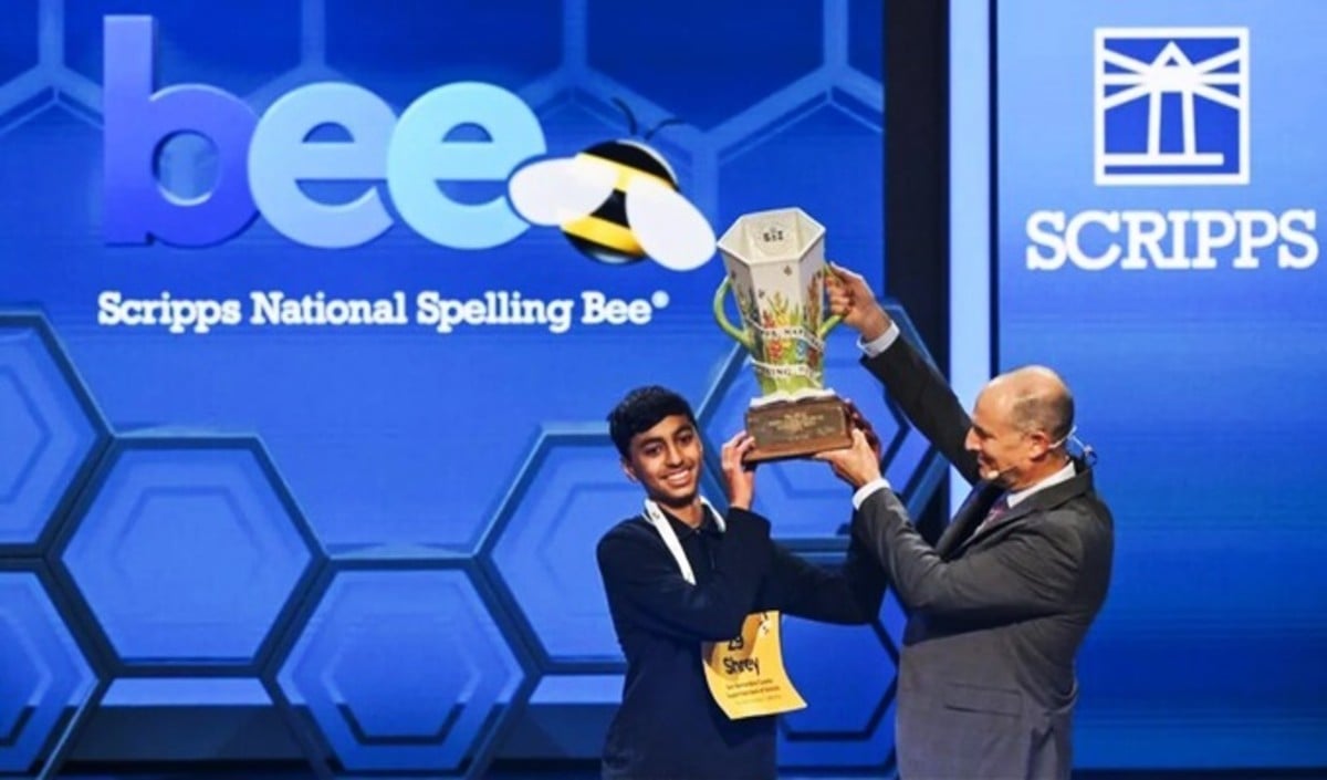 America में फिर गूंजा भारत का नाम, Shrey Parikh बने Spelling Bee Champion, दबदबा कायम