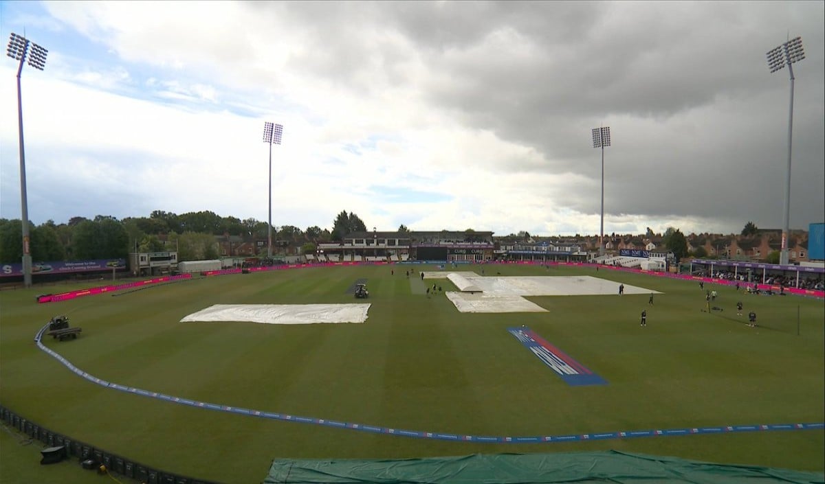 Northampton में टॉस हुआ पर खेल नहीं, बारिश के कारण England-New Zealand दूसरा वनडे रद्द