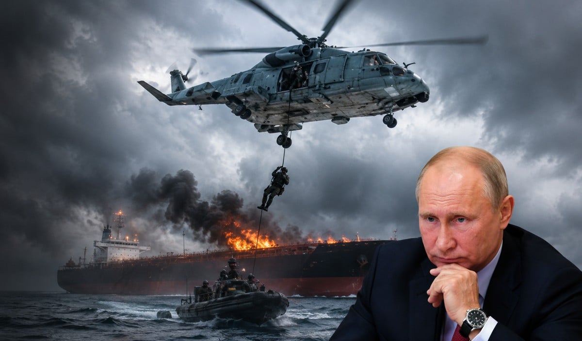 Putin को बड़ा झटका,रूस के तेल टैंकर पर ब्रिट‍िश कमांडो ने बोला धावा