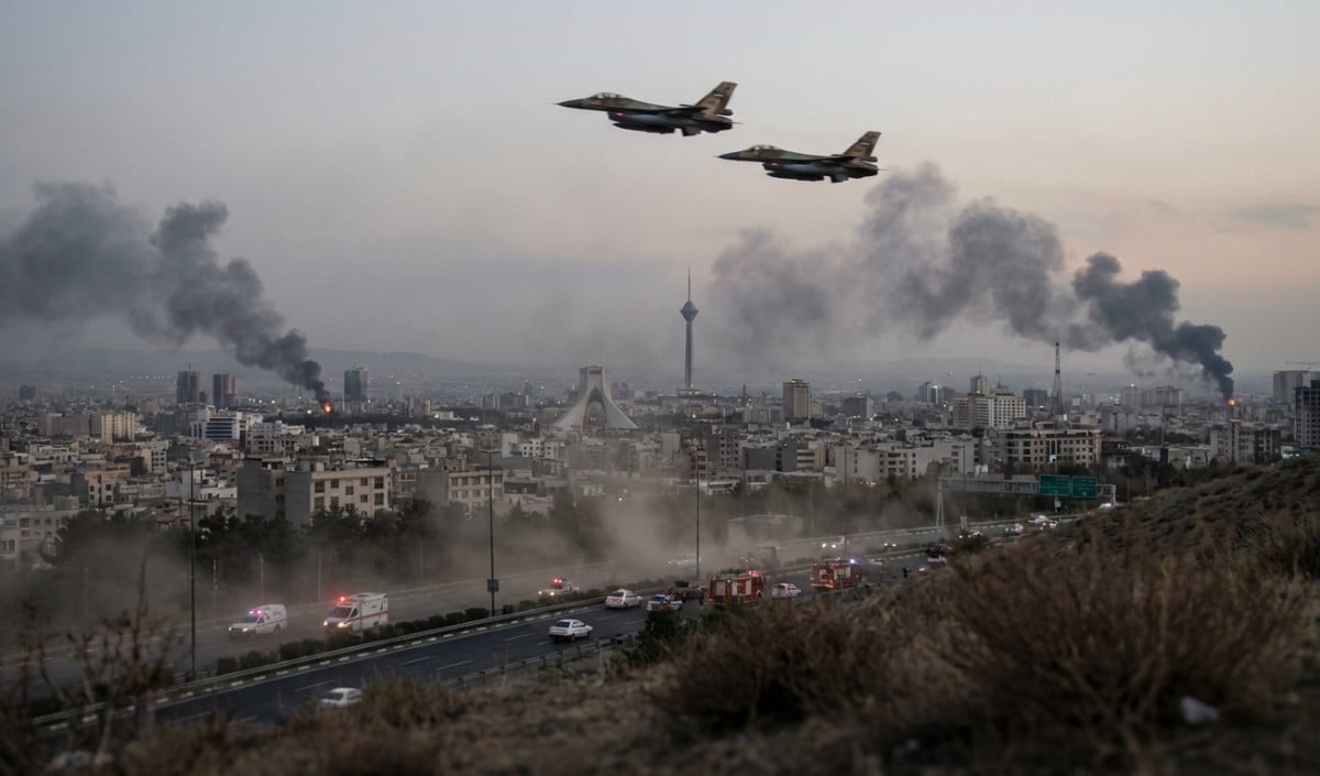 हेलीकॉप्टर गिराने पर भड़का America, ईरान पर की बमबारी, Tehran ने Missile Attack से लिया बदला