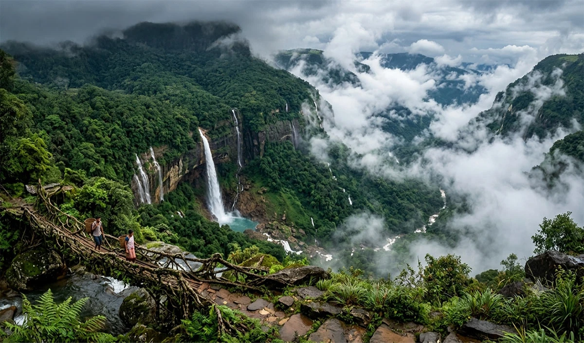 Meghalaya Tourism: दुनिया में सर्वाधिक वर्षा वाली जगह Cherrapunji क्यों है Nature Lovers की पहली पसंद?