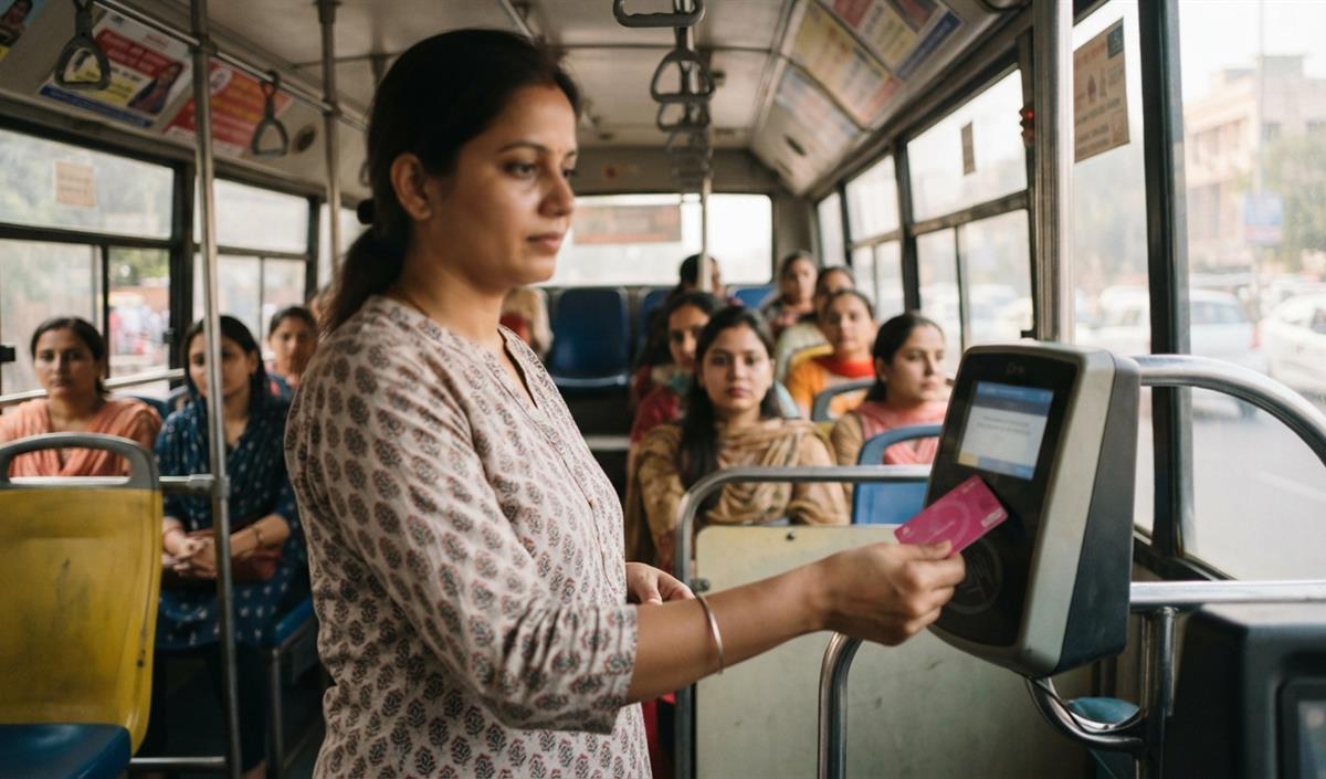 Delhi में DTC बसों की गुलाबी टिकट सुविधा 15 अगस्त तक बढ़ी, 16 से Pink Saheli कार्ड अनिवार्य