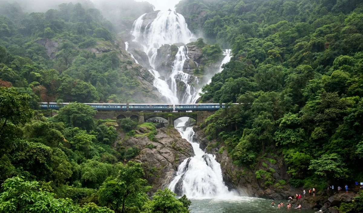 मानसून में Dudhsagar Falls Trek का रोमांच: एडवेंचर लवर्स के लिए पूरी Travel Guide और जरूरी सेफ्टी टिप्स
