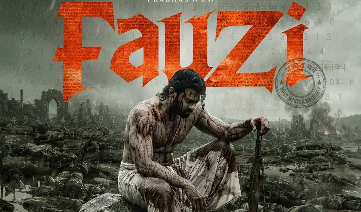 Prabhas Fauji Poster | खून से लथपथ प्रभास की ‘फ़ौजी’ का पहला लुक आउट, शाहरुख खान की ‘किंग’ और हॉलीवुड की ‘एवेंजर्स’ से होगी सीधी टक्कर