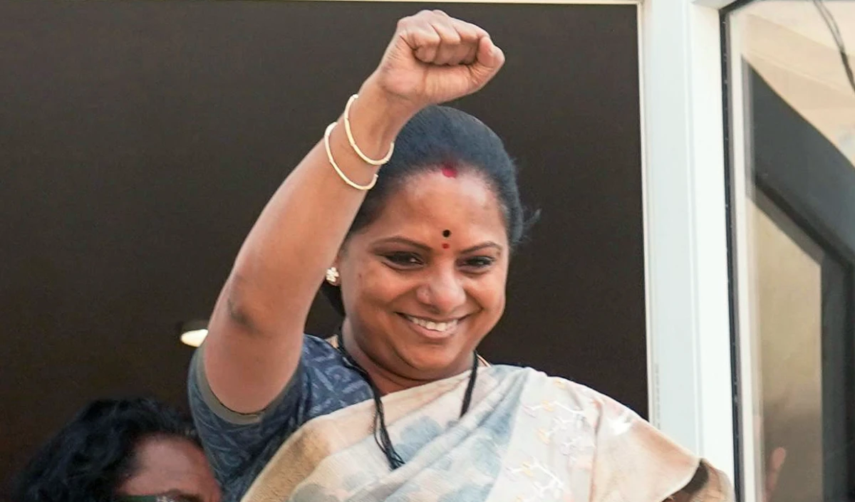TRS नाम को लेकर फिर फंसा पेच, K Kavitha को ECI का नोटिस