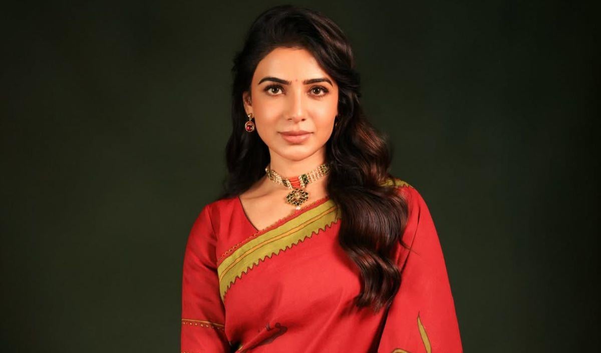 मुंबई इवेंट में Baby Bump फ्लॉन्ट करती नजर आईं Samantha Ruth Prabhu, पैपराजी को दिए पोज