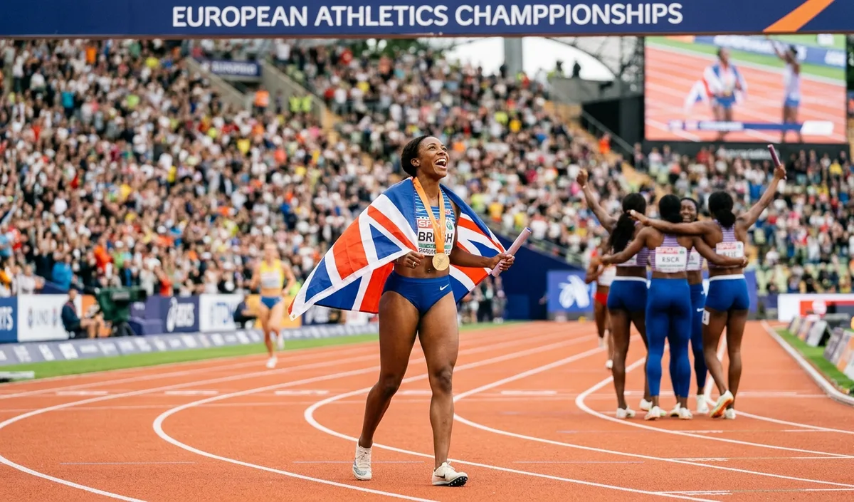 British धावक Amy Hunt ने महिला रिले में टीम को जिताया, European Athletics में जीता तीसरा स्वर्ण