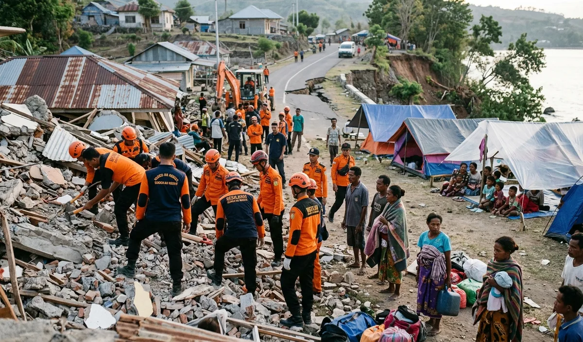 Indonesia में 7.7 तीव्रता के Earthquake से 51 लोगों की मौत, 5 हजार बेघर हुए