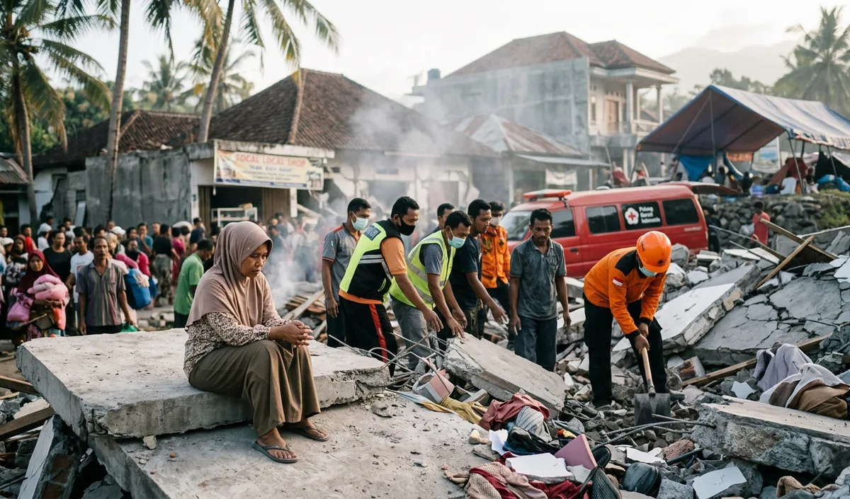 Indonesia में 7.7 तीव्रता के Earthquake से तबाही, 40 की मौत और 50 घायल
