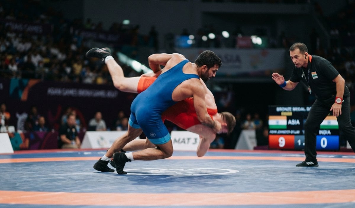 Asian Games: पहलवान Sunil Kumar ने जीता Bronze Medal, कुश्ती में भारत का खाता खुला