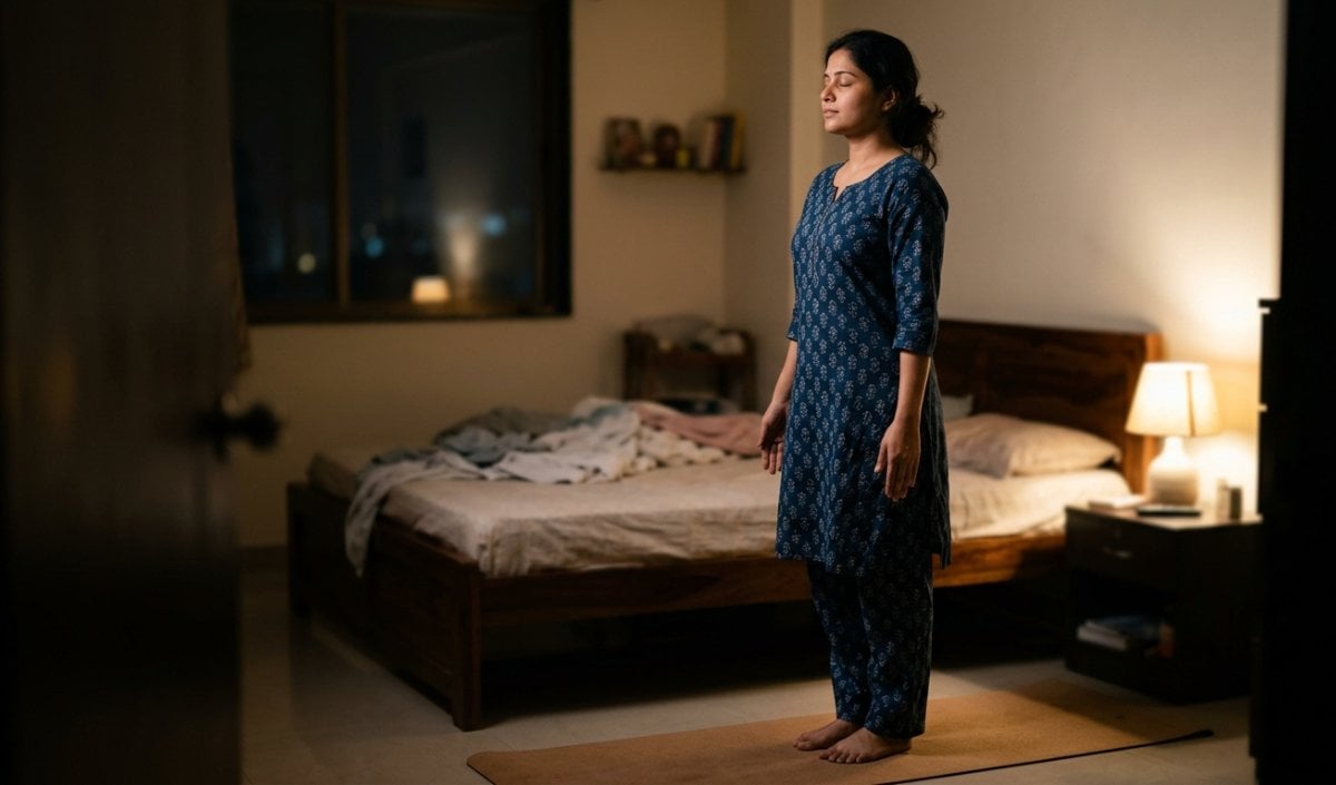 रात में Stress घटाकर सुकून की नींद दिलाएंगे ये 3 आसान Yoga आसन