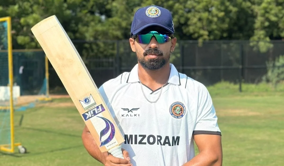 मिजोरम के Chinmay Sutar ने Ranji Trophy में नाबाद 400 रन बनाकर रचा इतिहास