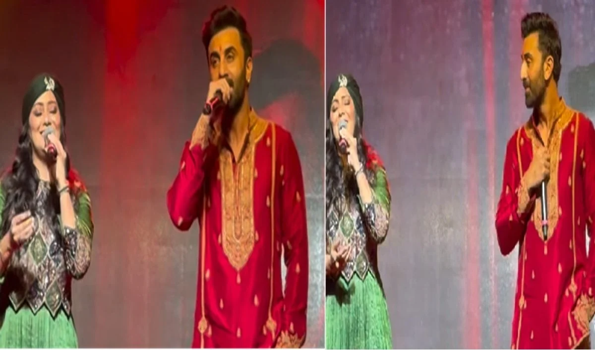 Durga Puja पंडाल में Harshdeep Kaur संग Ranbir Kapoor ने गाया Kabira, झूमे फैंस